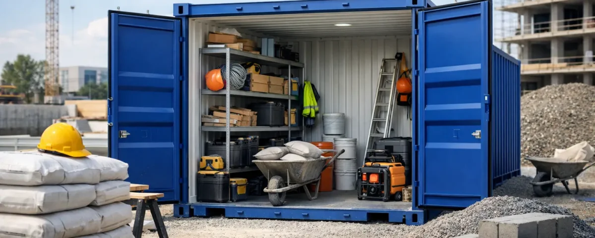 Container para guardar material de obra: como escolher