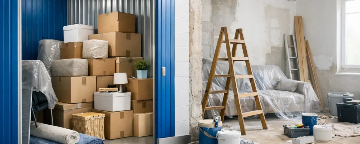 Self storage para reforma de apartamento