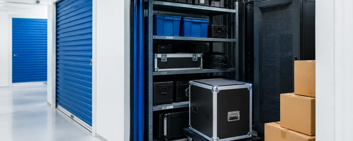 Como armazenar equipamentos comerciais com segurança