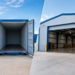 Container ou galpão alugado vale mais a pena?